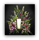 urn cremation flowers